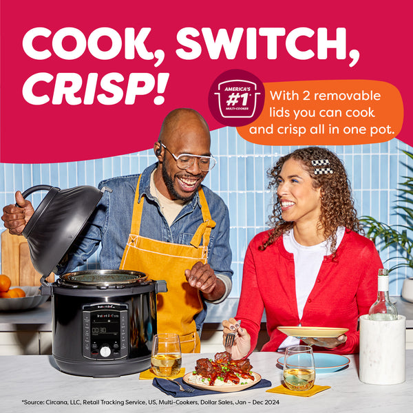 Instant Pot ® Pro™ Crisp & Air Fryer 8QT Multi-Use Pressure Cooker And Air Fryer