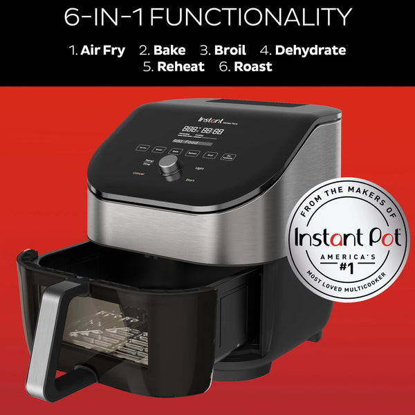 Instant Pot ® Vortex ® Plus 6QT Stainless Steel Air Fryer With ClearCook And OdorErase