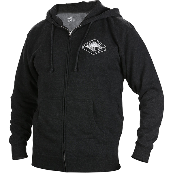 intense Men's 951 Sunset Carbon Grey Zip-up Hoodie