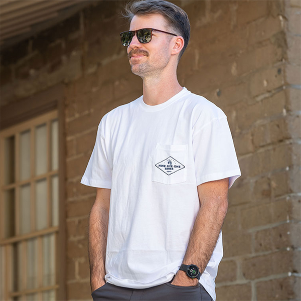 Intense Men's 951 White Pocket Tee
