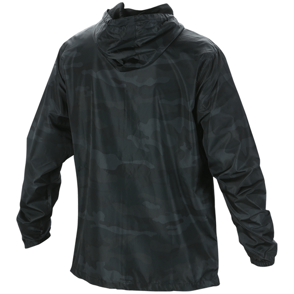 Intense Men's Black Camo Windbreaker - M & XXL