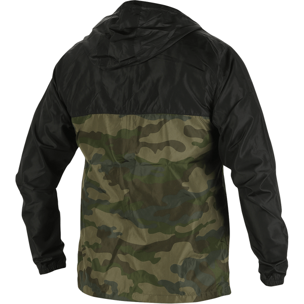 Intense Men's Green Camo Windbreaker