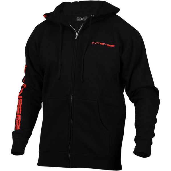 intense Men's INTENSE Black Zip-up Hoodie