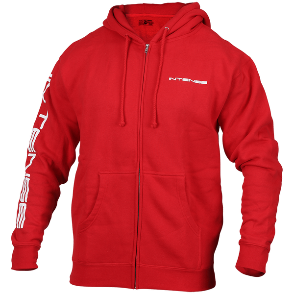 intense Men's INTENSE Red Zip-Up Hoodie