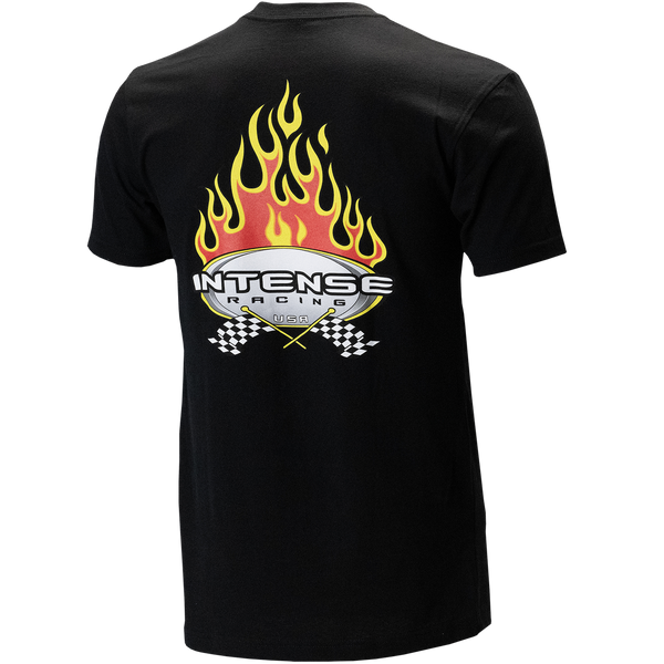 Intense Men's Racing Flame Tee Black