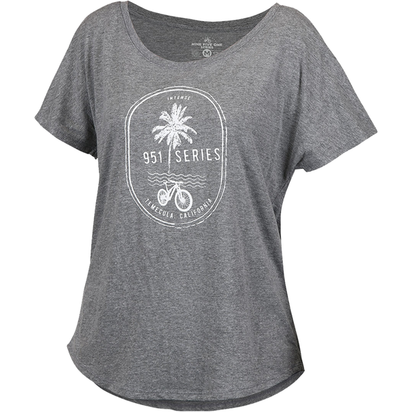 intense Women's 951 Palm Heather Grey Tee