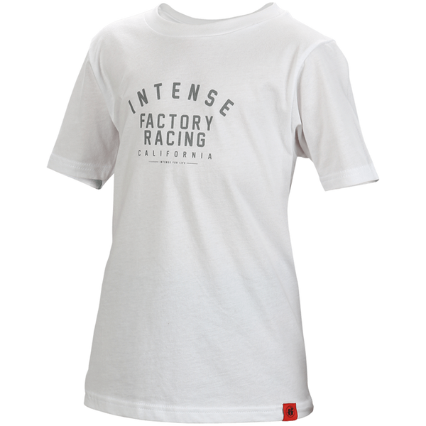 intense Youth INTENSE Factory Racing White Tee