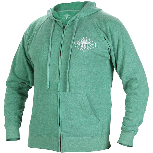 intense Men's 951 Sunset Seafoam Green Zip-up Hoodie