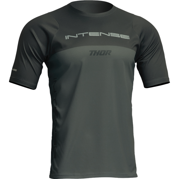 intense Men's INTENSE x THOR MTB Assist Censis Forest/Green Short Sleeve Jersey
