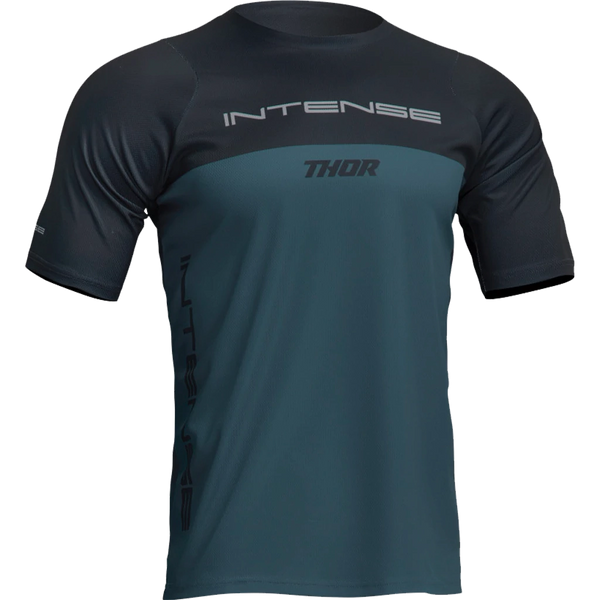 intense Men's INTENSE x THOR MTB Assist Censis Teal/Midnight Short Sleeve Jersey