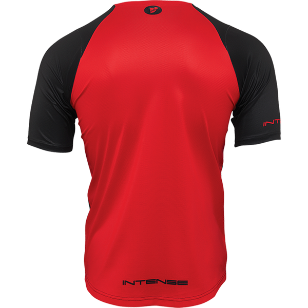 Intense Men's INTENSE X THOR MTB Assist Dart Black/Red Short Sleeve Jersey