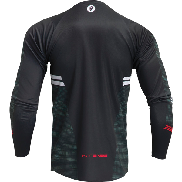Intense Men's INTENSE X THOR MTB Black Camo Long Sleeve Jersey - XS & SM