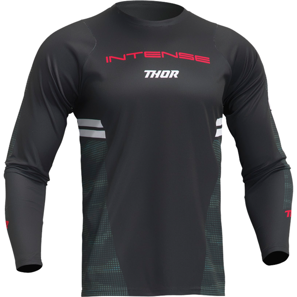intense Men's INTENSE x THOR MTB Black Camo Long Sleeve Jersey - XS & SM