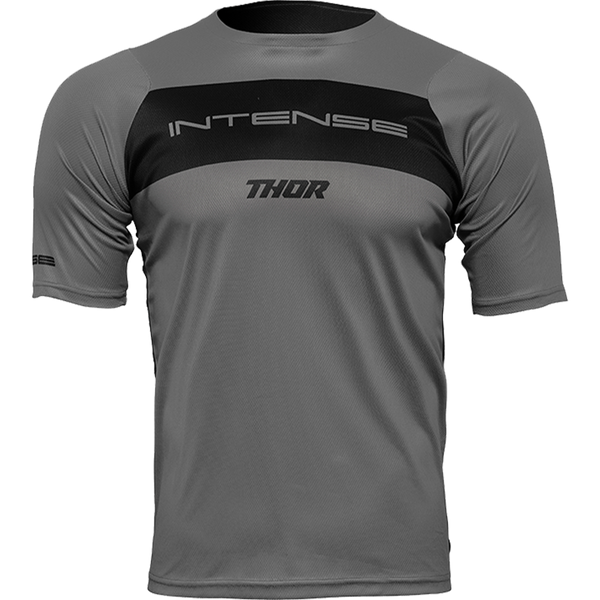 intense Men's INTENSE x THOR MTB Dart Grey/Black Short Sleeve Jersey