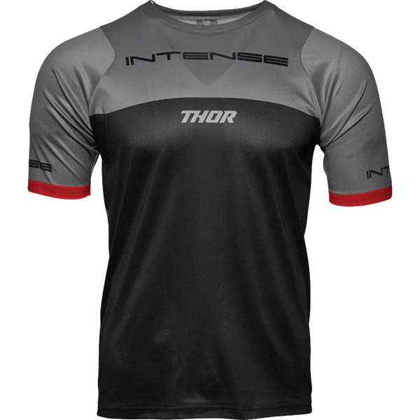 intense Men's INTENSE x THOR MTB Grey/ Black Short Sleeve Jersey