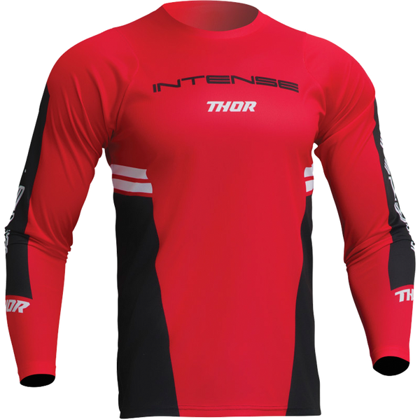 intense Men's INTENSE x THOR MTB Red/Black Long Sleeve Jersey - XS & S