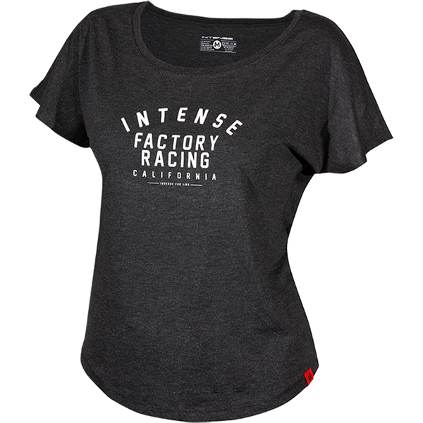intense Women's INTENSE Factory Racing Vintage Black Tee