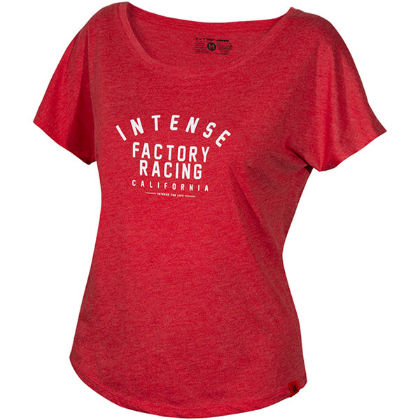intense Women's INTENSE Factory Racing Vintage Red Tee