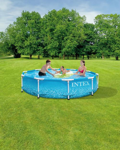 Intex Beachside Metal Frame 10' X 30'' Above Ground Pool