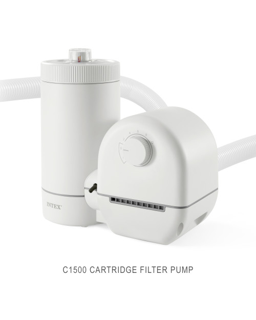 Intex C1500 Cartridge Filter Pump W/ GFCI (110-120 Volt)