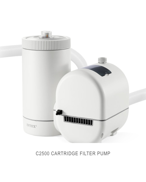 Intex C2500 Cartridge Filter Pump W/ GFCI (110-120 Volt)