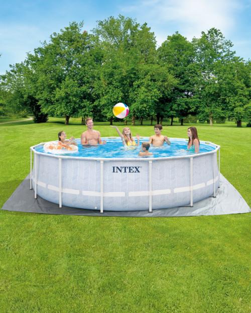 Intex Chevron Prism Frame™ Above Ground Pool Set - 16' X 48"