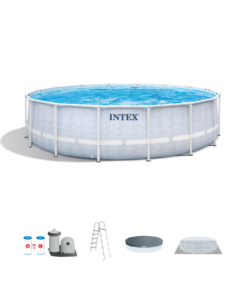 intex Chevron Prism Frame™ Above Ground Pool Set - 16' x 48"