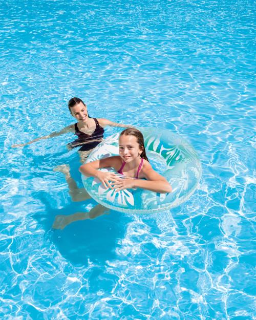 Intex Clear Tropical Color Inflatable Pool Swim Tubes - Assortment