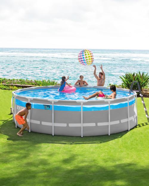 Intex Clearview Prism Frame™ 16' X 48" Above Ground Pool Set