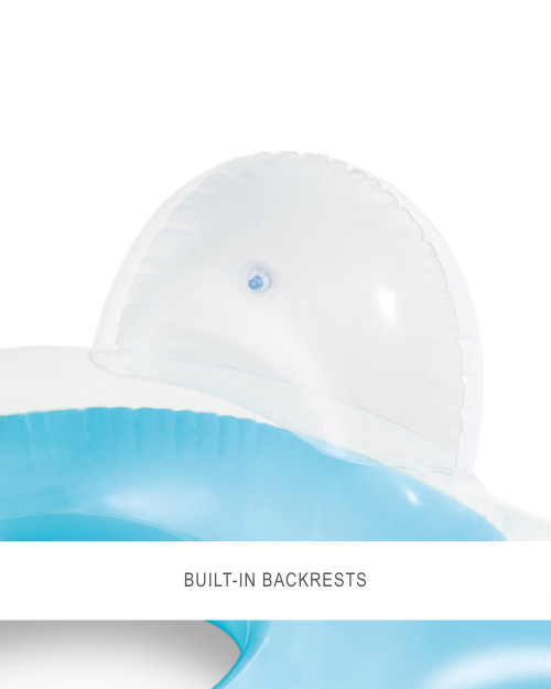 Intex Double Pillow-Back Inflatable Floating Lounge