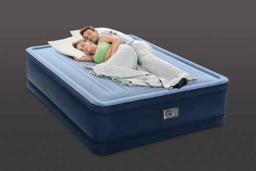 intex Dream Support Air Mattress 20" Queen w/ Built-In Electric Pump