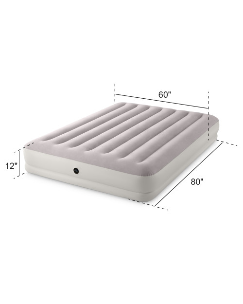 Intex Dura-Beam Prestige Mid-Rise Airbed W/ USB150 - Twin