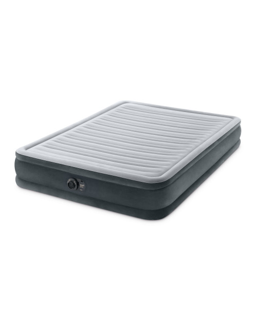 Intex Dura-Beam® Deluxe Comfort-Plush Air Mattress 13" Queen W/ Built-In Electric Pump