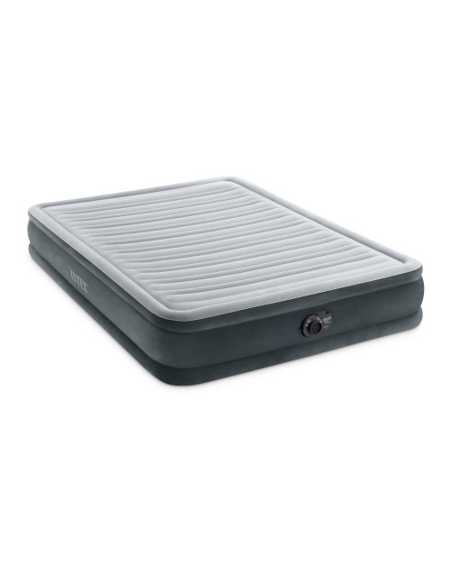 Intex Dura-Beam® Deluxe Comfort-Plush Air Mattress 13" Queen W/ Built-In Electric Pump