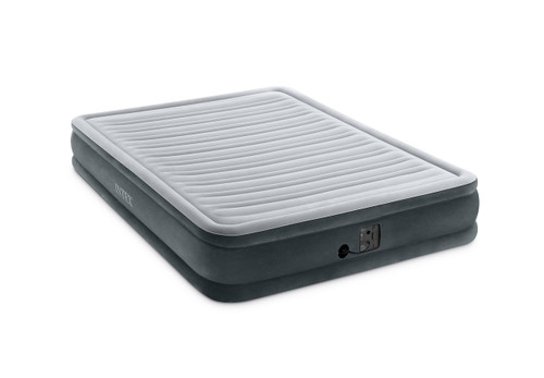 intex Dura-Beam® Deluxe Comfort-Plush Air Mattress - 13" Queen w/ Built-In Electric Pump