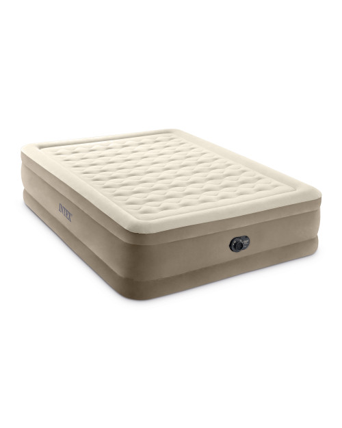 Intex Dura-Beam® Deluxe Ultra Plush Air Mattress 18" Queen W/ Built-In Electric Pump