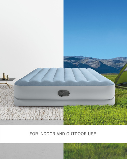 Intex Dura-Beam® Plus Comfort 14" Queen Air Mattress W/ Built-In USB Pump