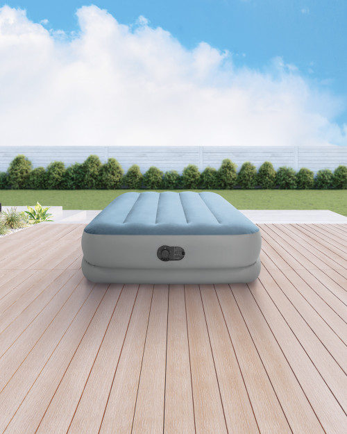 intex Dura-Beam® Plus Comfort 14" Twin Air Mattress w/ Built-In USB Pump