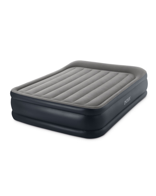 Intex Dura-Beam® Plus Deluxe Pillow Rest Air Mattress 16.5" Queen W/ Built-In Electric Pump
