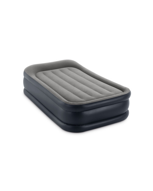 Intex Dura-Beam® Plus Deluxe Pillow Rest Air Mattress 16.5" Twin W/ Built-In Electric Pump