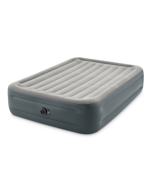 Intex Dura-Beam® Plus Essential Rest Air Mattress 18" Queen W/ Built-In Electric Pump