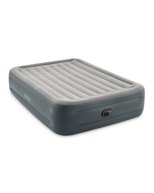 Intex Dura-Beam® Plus Essential Rest Air Mattress 18" Queen W/ Built-In Electric Pump