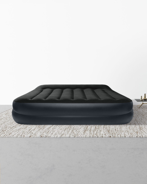 intex Dura-Beam® Plus Pillow Rest Air Mattress 16.5" Queen w/ Built-In Electric Pump