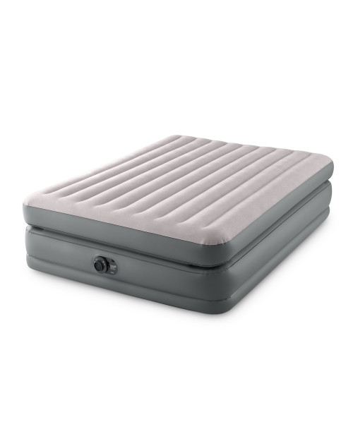 Intex Dura-Beam® Plus Prime Comfort Air Mattress 20" Queen W/ Built-In Electric Pump