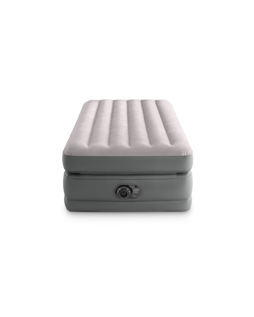 Intex Dura-Beam® Plus Prime Comfort Air Mattress 20" Twin W/ Built-In Electric Pump