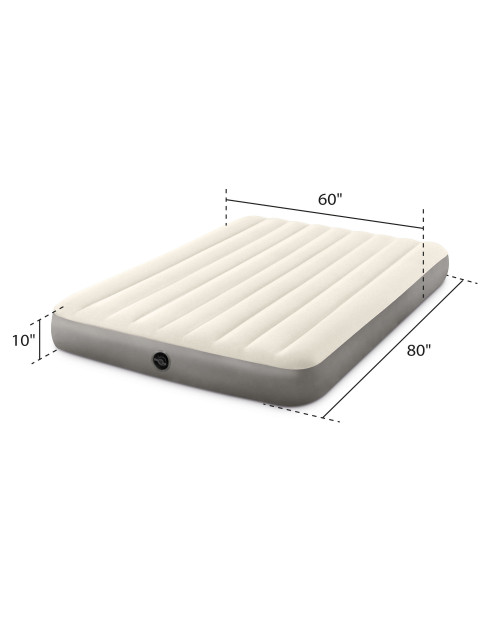 Intex Dura-Beam® Standard Air Mattress 10" Queen (Pump Not Included)