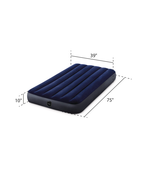 Intex Dura-Beam® Standard Downy Air Mattress 10" Twin (Pump Not Included)