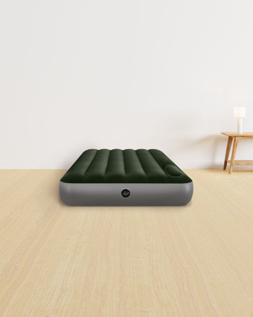 intex Dura-Beam® Standard Downy Air Mattress 10" Twin w/ Built-In Foot Pump