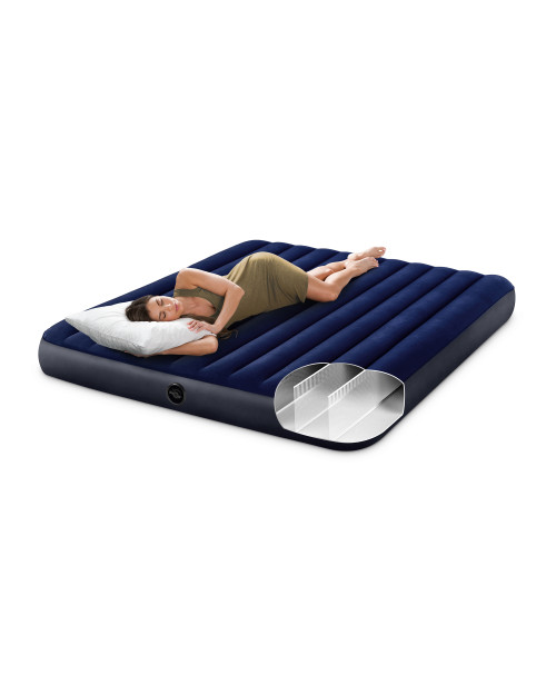 Intex Dura-Beam® Standard Downy Air Mattress King Bundle With 2 Free Pillows