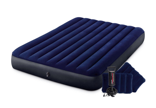 intex Dura-Beam® Standard Downy Easy Comfort® Air Mattress 10 Queen w/ Hand Pump